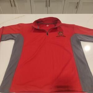 KA Knights Embroidered Maryland Terrapins  Zip SWEATER  Large